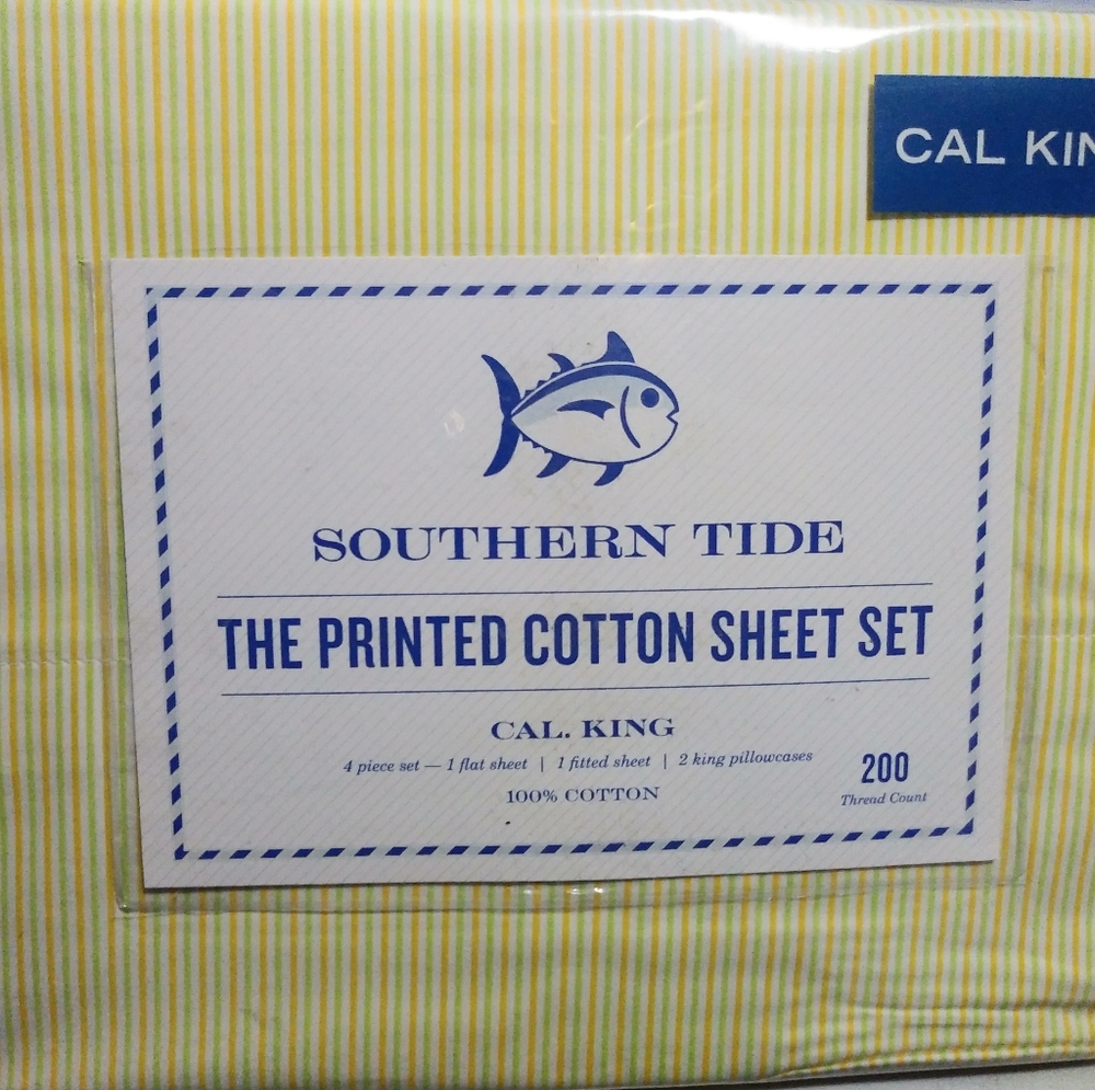 SOUTHERN TIDE CABANA STRIPE CALIFORNIA KING SIZE